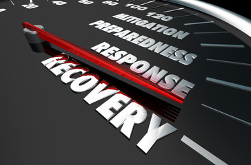 Emergency Mitigation Preparedness Response Recovery 3d Illustration