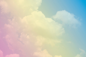 Subtle background Pastel of the sky  