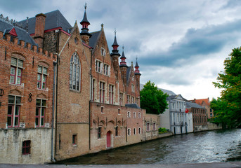 Old buildings in Bruges