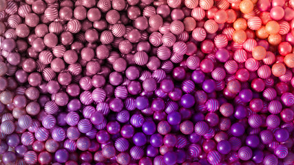 Beautiful festive background with balloons. 3d illustration, 3d rendering.