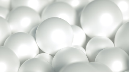 Beautiful festive background with balloons. 3d illustration, 3d rendering.