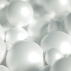 Beautiful festive background with balloons. 3d illustration, 3d rendering.