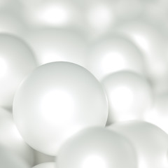 Beautiful festive background with balloons. 3d illustration, 3d rendering.