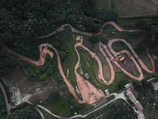 Obraz premium Motocross road
