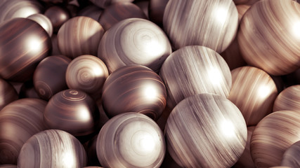 Beautiful festive background with balloons. 3d illustration, 3d rendering.