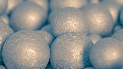 Beautiful festive background with balloons. 3d illustration, 3d rendering.