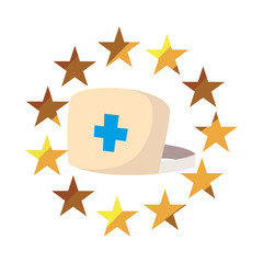 Obraz premium flat design happy labor day