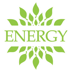 Energy Leaves Green Circular 