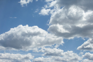 Blue sky and white clouds