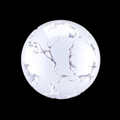 Abstract shape background. 3d illustration, 3d rendering.