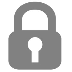 Security icons set - lock. Vector icon.