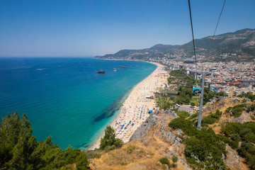 panoramic view of the  alanya