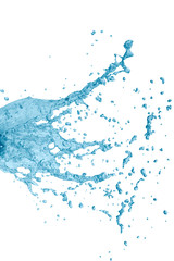 water splash isolated on white background