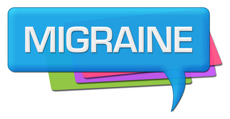 Migraine Blue Colorful Comment Symbol 