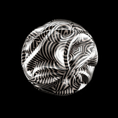 Abstract shape background. 3d illustration, 3d rendering.