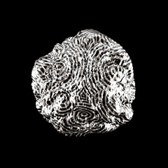 Abstract shape background. 3d illustration, 3d rendering.