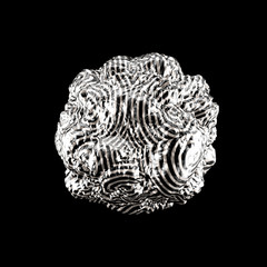 Abstract shape background. 3d illustration, 3d rendering.