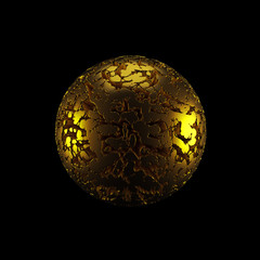 Abstract shape background. 3d illustration, 3d rendering.