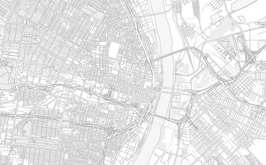Fototapeta na wymiar St. Louis, Missouri, USA, bright outlined vector map
