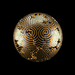 Abstract shape background. 3d illustration, 3d rendering.