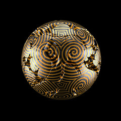 Abstract shape background. 3d illustration, 3d rendering.