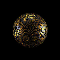 Abstract shape background. 3d illustration, 3d rendering.