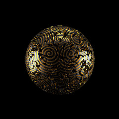 Abstract shape background. 3d illustration, 3d rendering.