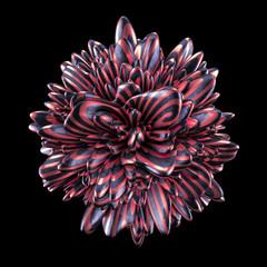 Abstract shape background. 3d illustration, 3d rendering.