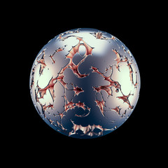 Abstract shape background. 3d illustration, 3d rendering.