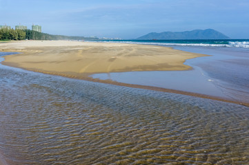 Coast of the south China sea Linshui clean water bay in Hainan province
