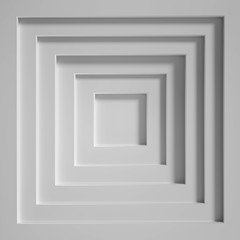 Minimalism abstract background, pedestal. 3d illustration, 3d rendering.
