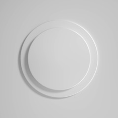 Minimalism abstract background, pedestal. 3d illustration, 3d rendering.