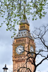 Fototapeta na wymiar Big Ben tower, London, United Kingdom