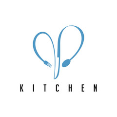 The combination of cutlery is a spoon, fork and knife that forms a heart symbol.