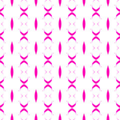 Pink circles seamless pattern. Hand drawn watercol