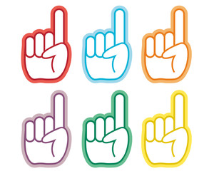 指　クリック　手　ハンド　ハンドサイン　アイコン　人差し指