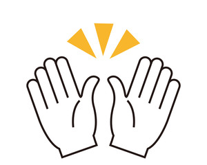 指　手　ハンド　ハンドサイン　アイコン