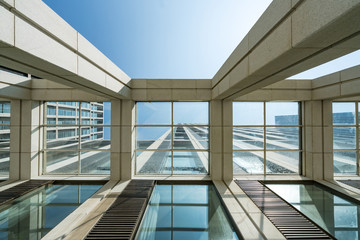 Obraz premium The skyscraper is in qingdao China