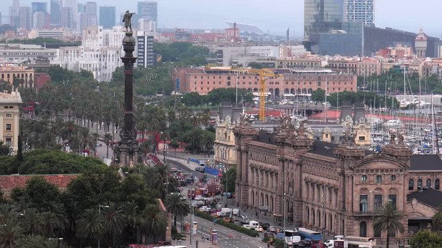 Barcelona von oben, Zeitraffer 