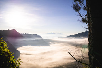 Golden Sunrise on the mountain