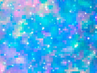 Opal gemstone background. Trendy Vector template for holiday designs, invitation, card, wedding