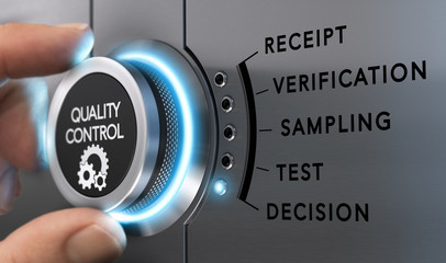 Quality Control Process Concept