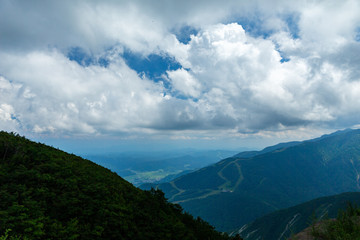 Naklejka premium 自然 登山 旅行