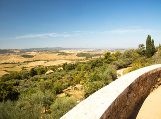 Fototapeta premium Balcony over a wonderful landscape