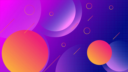space background with abstract shape, planets and asteroids. For web design, banner. space exploring.