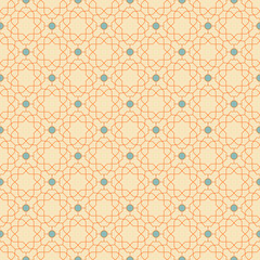 Fototapeta premium Seamless background for your designs. Modern vector colorful ornament. Geometric abstract pattern