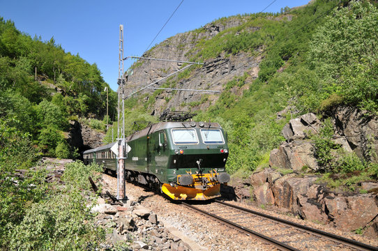 Flambahn in Norwegen