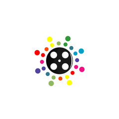 Colorful Film Logo Design Template
