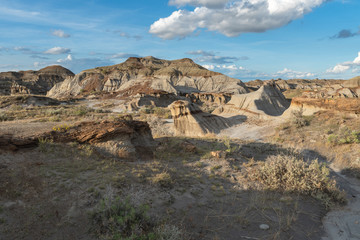 Badlands at Dinosaur Provincial Park in the Red Deer River Valley