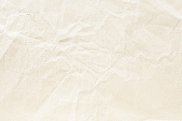 Crumpled brown yellow paper texture